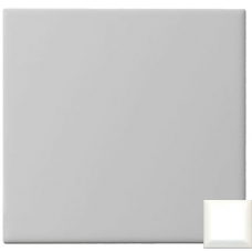 Plain Tile 152x152x9mm Snowdrop