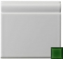 Skirting Moulding Victorian Green 152x152x20mm H&E Smith