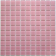 Pink glass Стеклянная мозаика 25*25 300*300
