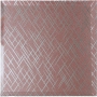 КЗСЛ-1 Квадратная зеркальная рыжая плитка Лабиринт-1 18x18