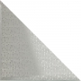 ТЗСТ-1 Треугольная зеркальная серебряная плитка Тетрис-1 18x18