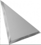 ТЗСм1-02 Треугольная зеркальная серебряная матовая с фацетом 10 мм 20x20