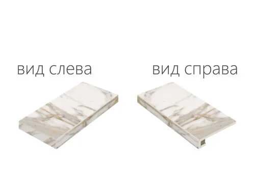 620070000635 Шарм Эво Калакатта Ступень Угловая Левая Натуральный 33х60