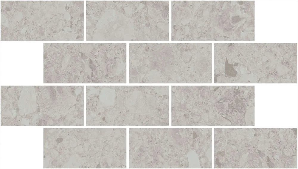 Декор керамогранит Kerama Marazzi Чеппо ди Гре Мозаичный Серый Светлый Матовый Обрезной 34.6x20x0.9