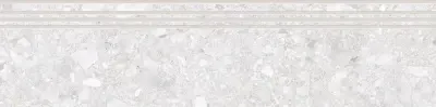 Ступень фронтальная Gerda White MR 30x120 керамогранит матовая KB-000452